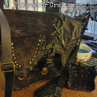 Gothic Italian Leather Handbag