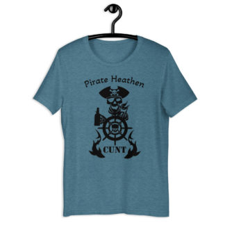 Pirate Heathen Skeleton Unisex t-shirt
